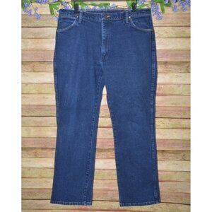 Wrangler Big Men's 40x32 Classic Bootcut Western Jeans Workwear Casual Dark Wash